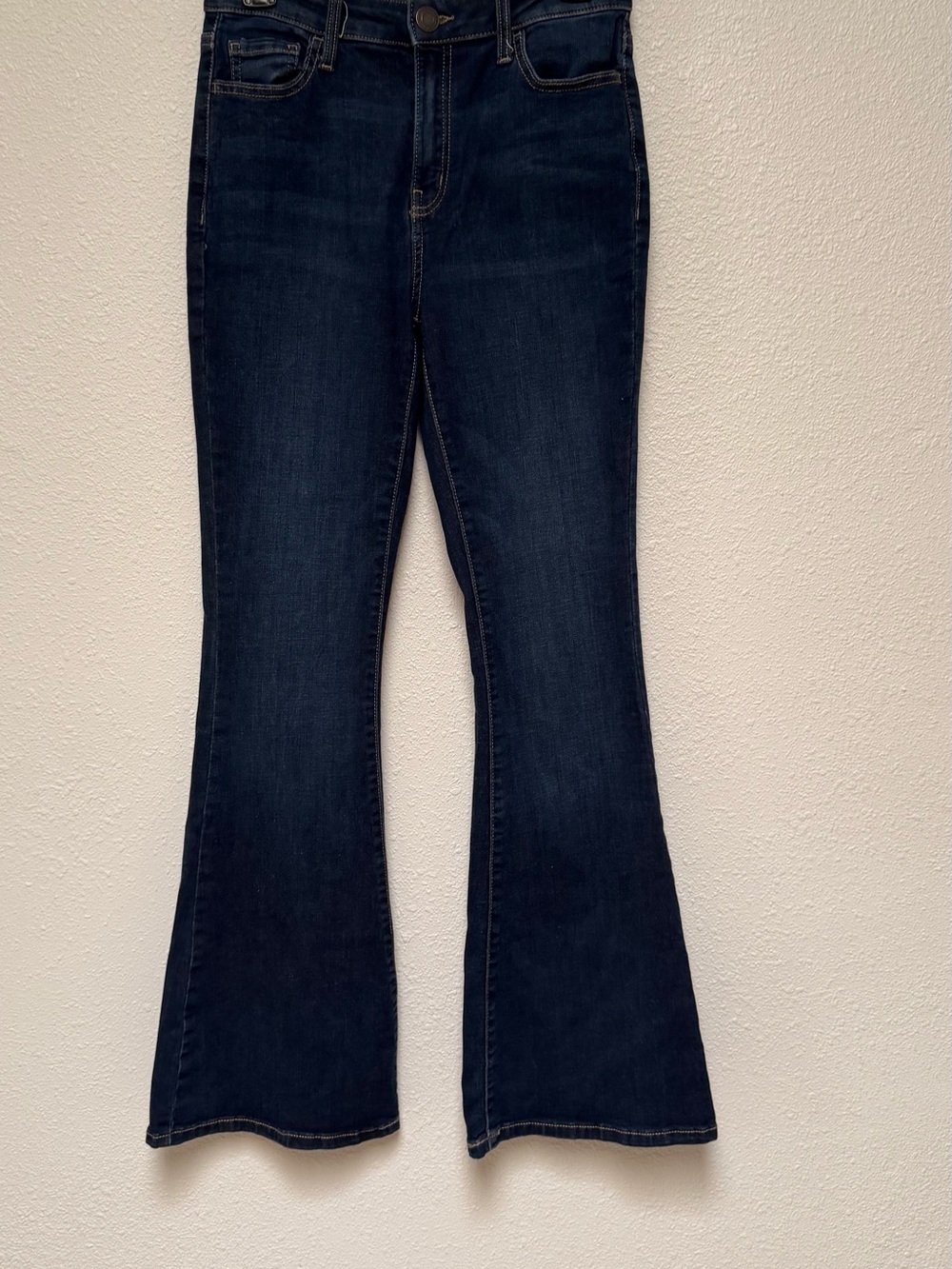 SO High Rise Dark Blue Flare Jeans